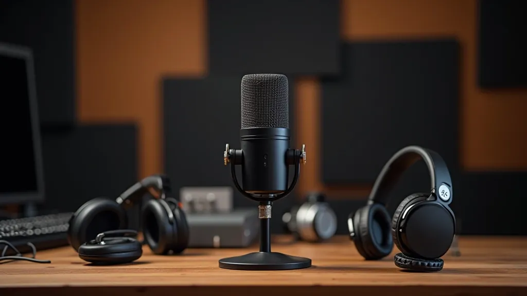 Sbírka profesionálního audio vybavení